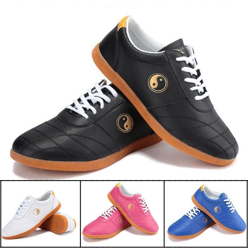 Leather kung tai chi shoes - leather,