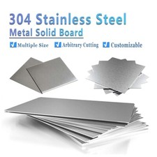 304 Stainless Steel Plate Sheet/Polished Plate/Solid Metal Board Thick 0.6mm~5mm