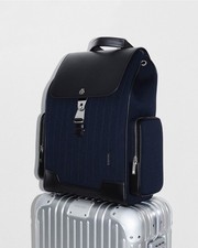 RIMOWA Never Still Flap Backpack, LARGE, Navy/Black (Brand New W/O Tags)