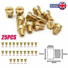 25Pcs/Kit Main Jet Set 55-115 M5 5mm For Dellorto PHBG VHBT Carburetor Vergaser
