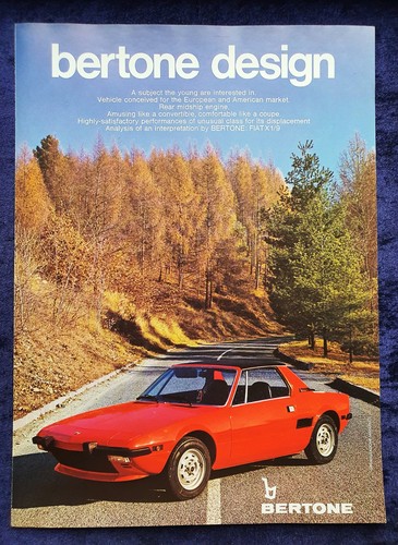 1973 fiat bertone - fiat, x1/9,