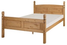 Corona Bed Frame 4ft6 Double High End Bedroom Solid Pine by Mercers Furniture®