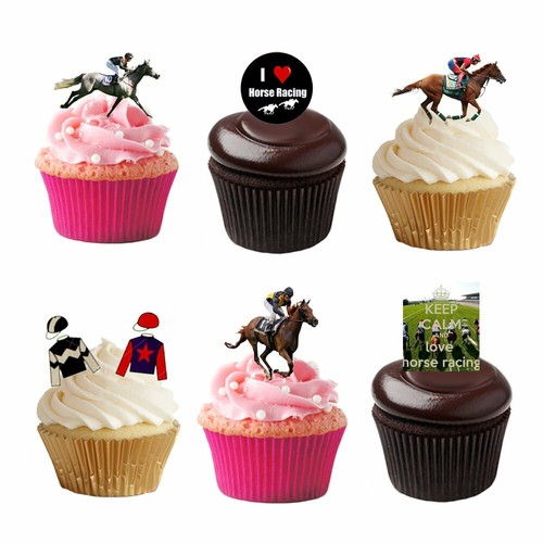 Cake toppers horse racing - cake,