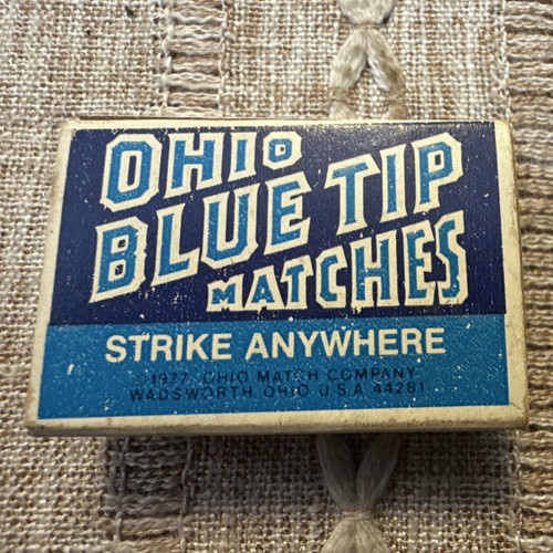 Ohio blue tip strike anywhere - ohio,