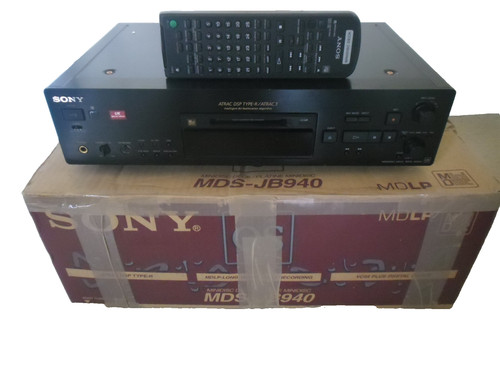 Sony mds jb940 minidisc - sony,