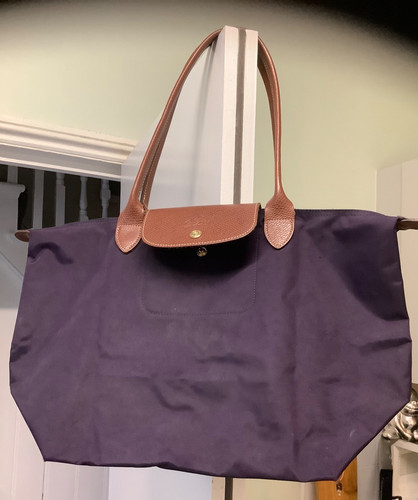Large purple longchamp - purple,