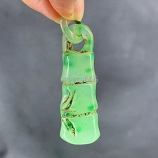 Qing Dynasty Old Jade Bamboo