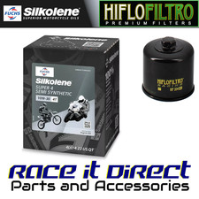 Oil & Filter Kit for Honda VFR1200 F V4 2010-2012 Racing Silkolene & Hiflo