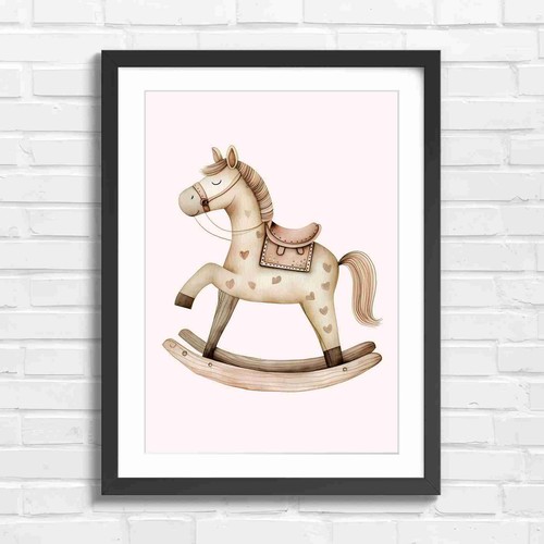 Whimsical wooden rocking horse - whimsical,