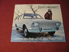 1967 Ford Cortina Sales Brochure booklet Catalog Old Original