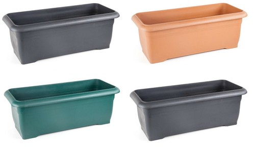70cm balcony planter trough - balcony,