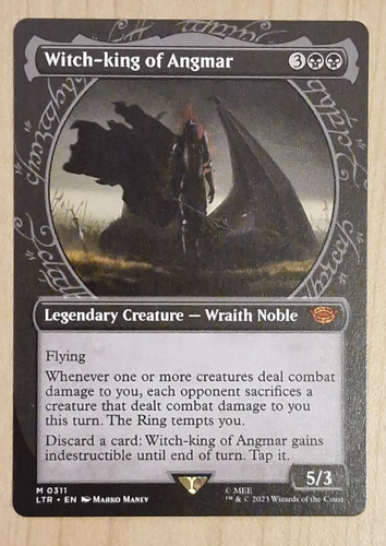 Mtg witch king angmar 0311 - mtg, of
