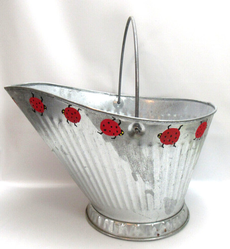 Hand painted galvanized coal - hand,