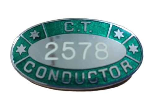 Vintage bus conductor badge - *bus,