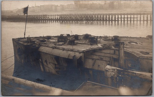 Postcard rppc ostend belgium - postcard,