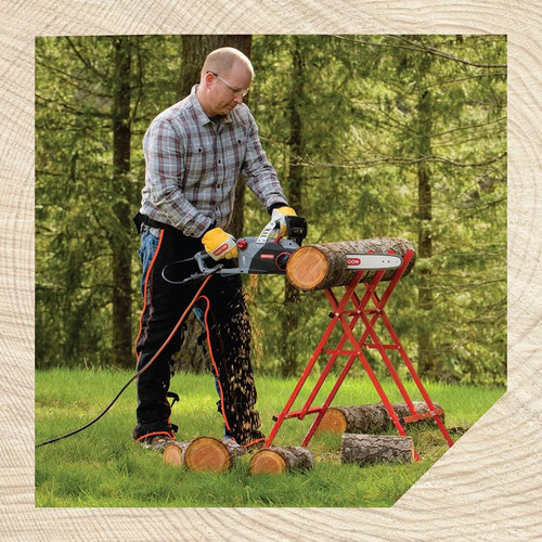 Steel log saw horse foldable - log, horse,