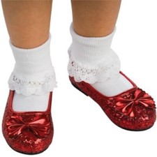 Dorothy Ruby Red Slippers - Wizard of Oz - Costume Accessories - Girls - 4 Sizes