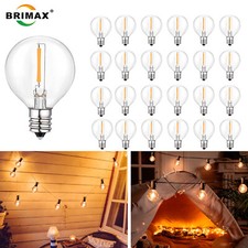E12 G40 Globe Light Bulbs