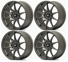 XXR 527 18" x 9.75J ET20 5x100 5x114.3 FLAT BRONZE WIDE RIMS ALLOYS WHEELS Z1463