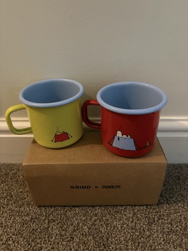 Grind peanuts enamel mug - grind,