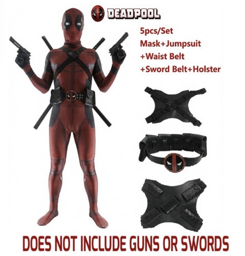 5pc deadpool wade - deadpool, size
