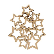 Wooden Hollow Star S2 MDF