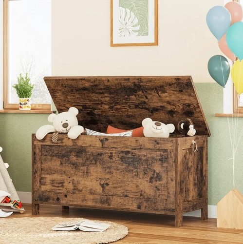 Wooden storage chest - wooden,