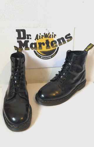 Martens black leather - dr.,