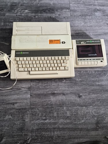 Acorn electron computer with - electron,