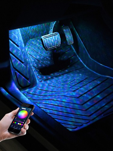 12v car rgb ambient fiber - 12v,