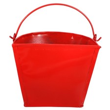 1pc Red Emergency Sand Buckets Reusable Fire-fighting Bucket Equipment