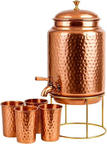 Pure copper hammered water - copper,