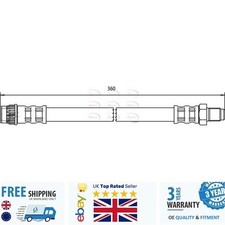 Brake Hose HOS3744 For Renault