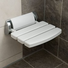 White & Chrome Folding Wall