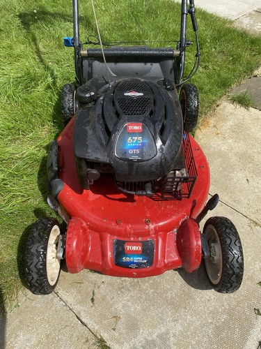Toro petrol lawnmower rear - petrol,