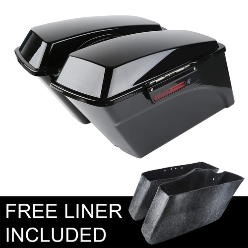 Vivid black hard - black, saddlebags