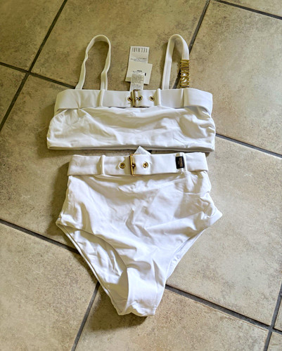 Moschino swim white belted - moschino,
