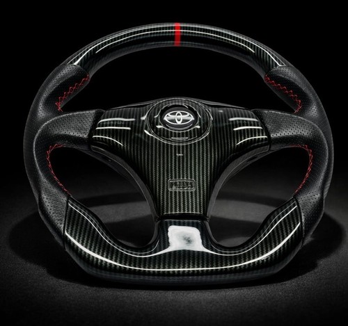 Trd carbon fiber steering - trd,