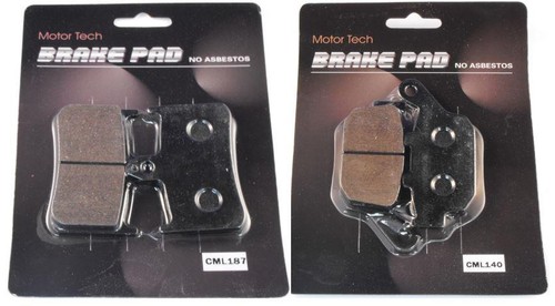 Front rear brake - +, pads