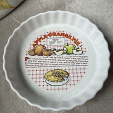 Vintage Ceramic Fluted Pie
