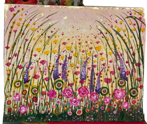 Flowers originsal painting on - flowers,