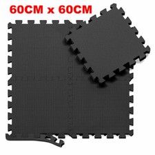 LARGE 60cm MAT INTERLOCKING EVA FOAM MATS TILES GYM PLAY WORKSHOP FLOOR FITNESS