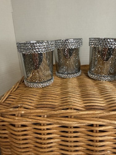 Rhinestone mercury glass - rhinestone,