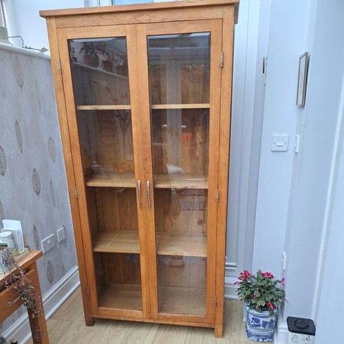 Rustic solid oak cabinet - oak,
