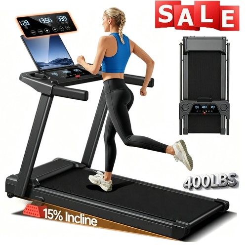 Treadmills with incline - with, 15%