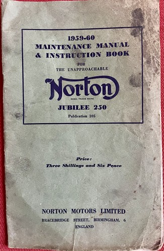 Norton jubilee 250 original - jubilee,