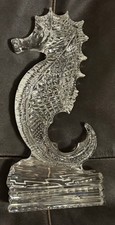 Vintage Waterford Crystal 7”Seahorse Retired Standing Figurine Made In Ireland