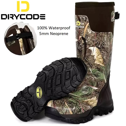 Mens neoprene camo wellington - camo,