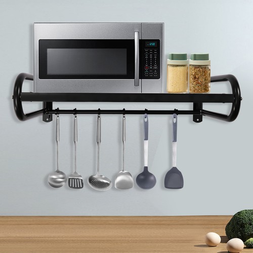 Microwave oven shelf wall - shelf,
