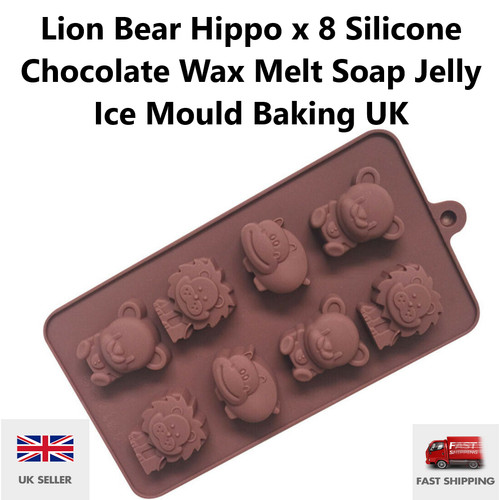Lion bear hippo silicone - bear, 8